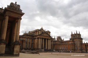 Blenheim Palace Lower Water Terrace with model of Bernini's river-god fountain