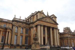 Blenheim Palace Lower Water Terrace with model of Bernini's river-god fountain