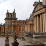 Blenheim Palace Lower Water Terrace with model of Bernini's river-god fountain