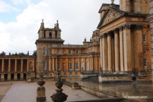 Blenheim Palace Lower Water Terrace with model of Bernini's river-god fountain