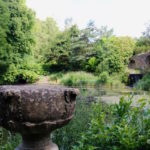 Ruins and cascade at Stowe