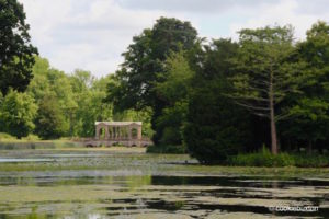 Stowe's Palladian Bridge viewed from Lake