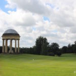 Golf course view of Stowe Garden's Rotunda