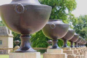 Stowe House Urns on south side
