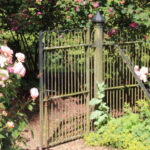 Waddeson rose garden gate